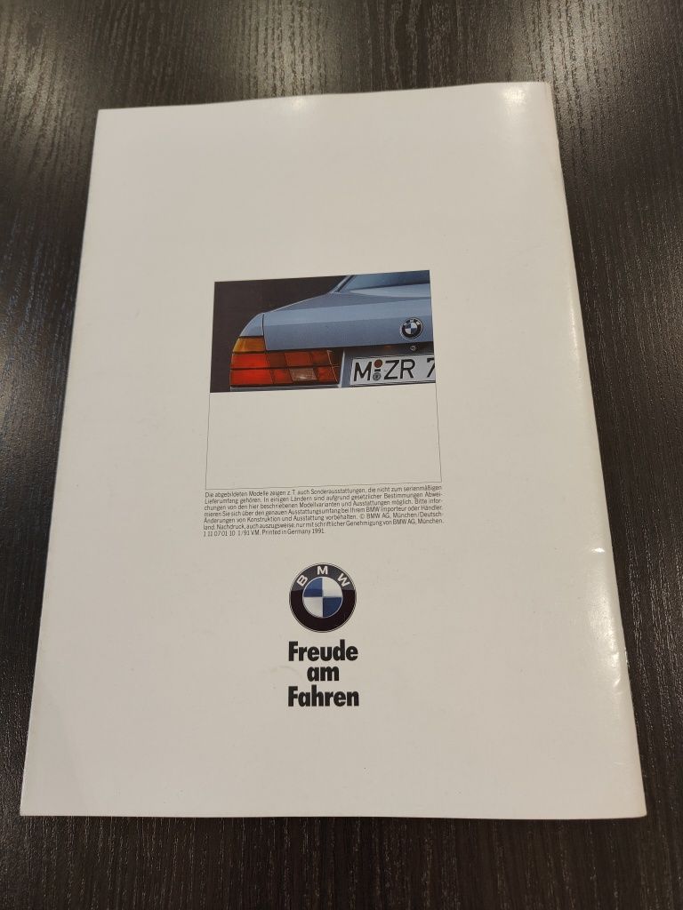 Prospekt BMW 7er-reihe E32