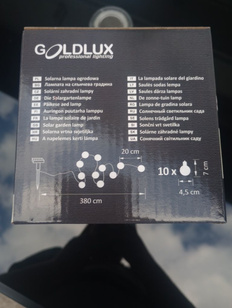 Girlanda solarna nowa