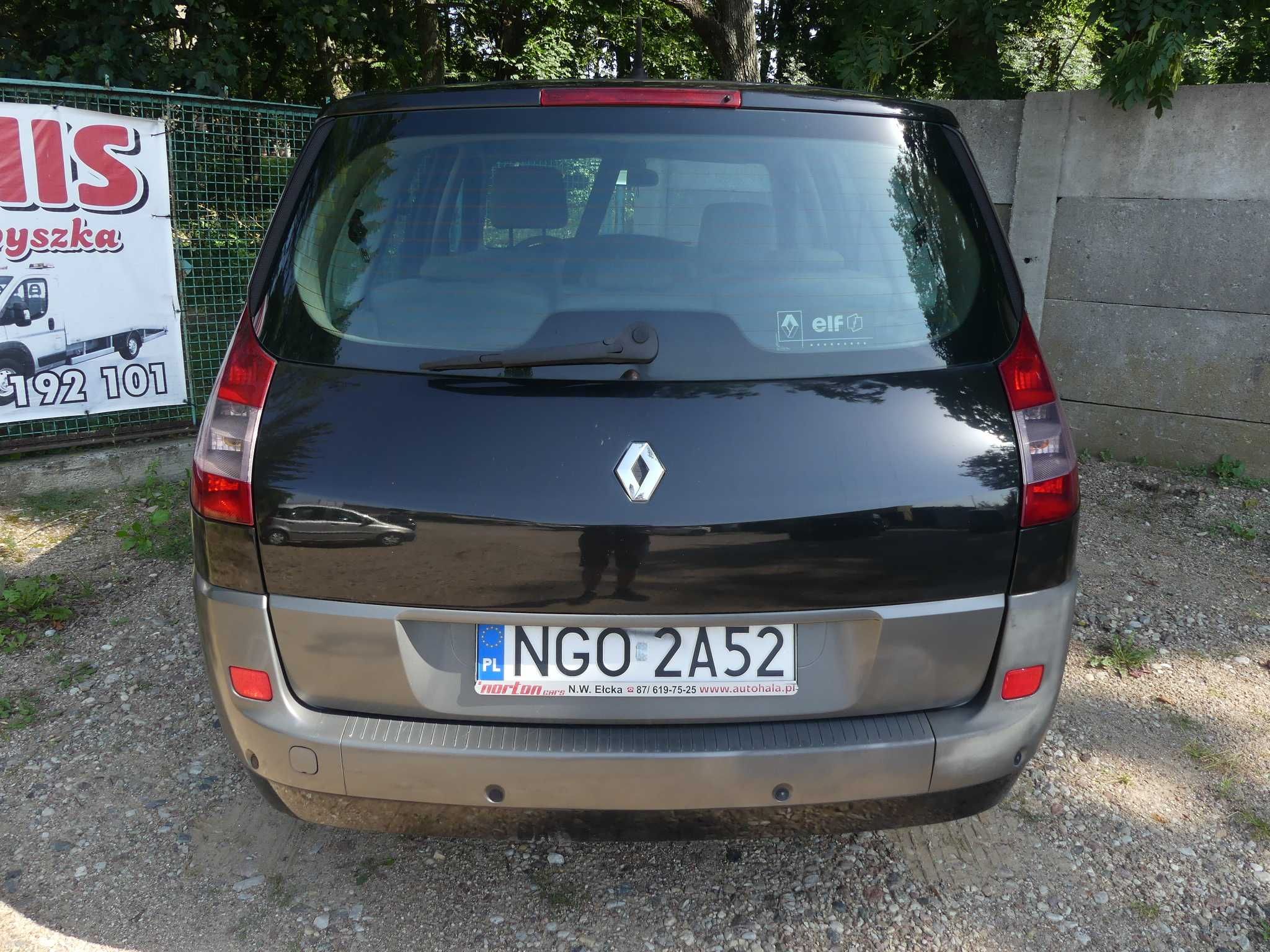 Renault Scenic 1,9dCi 120 KM Zarejestrowany  7 Osobowy W Dobrym Stanie