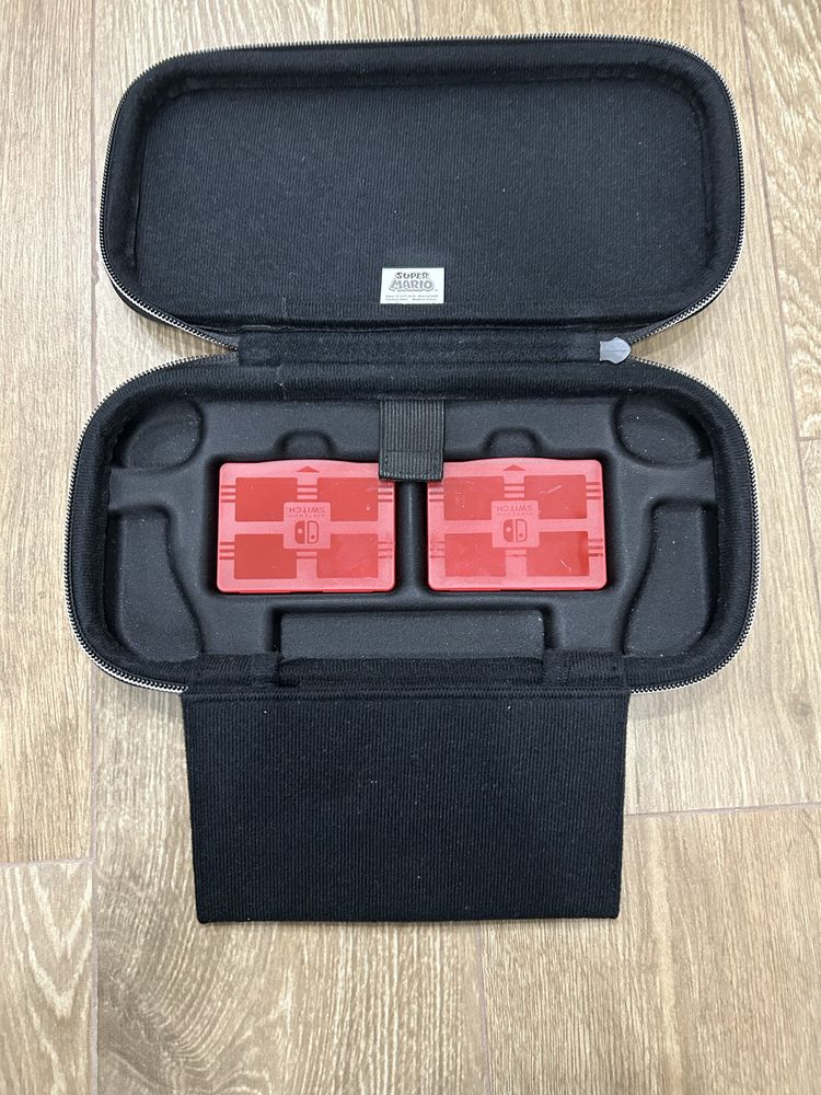 Bolsa Nintendo Switch Super Mario Azul + grips
