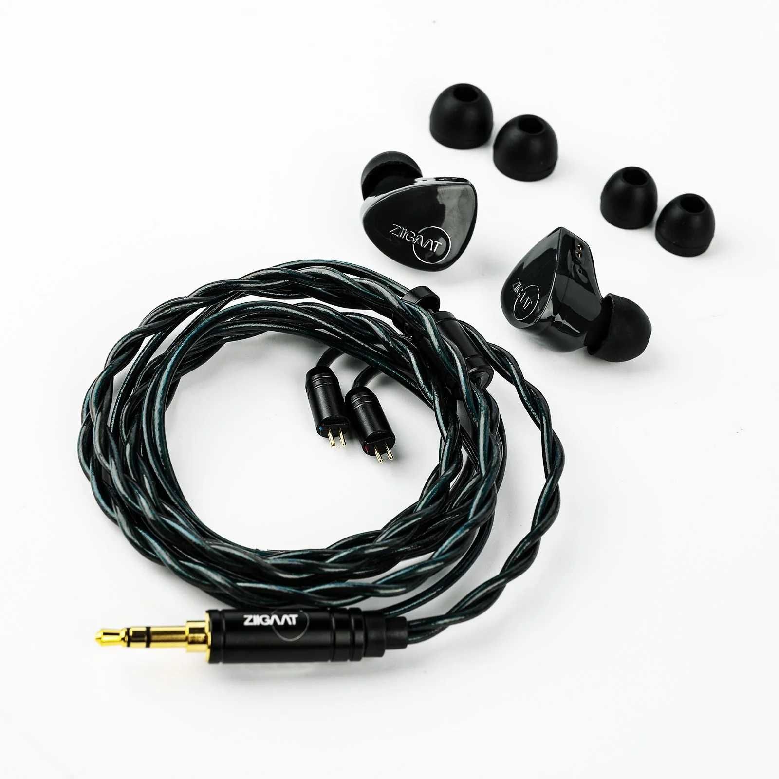 ⇒ ZiiGaat Cinno (black) - гибридные пятидрайверные наушники (1DD+4BA)