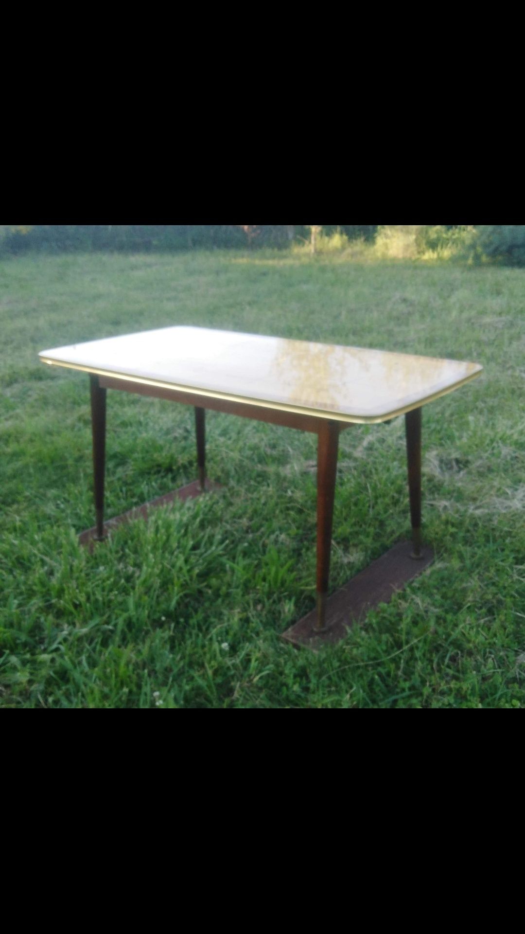 Stół/ ława patyczak lata 70-te