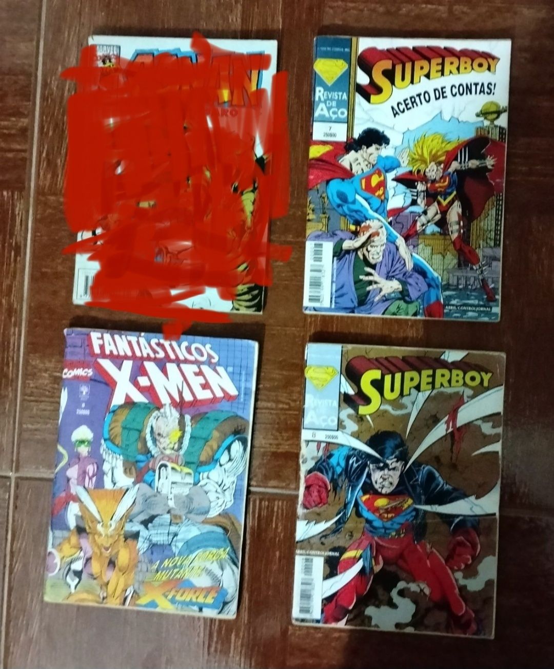 Bds Marvel e DC Comics anos 80 e 90, editora Abril