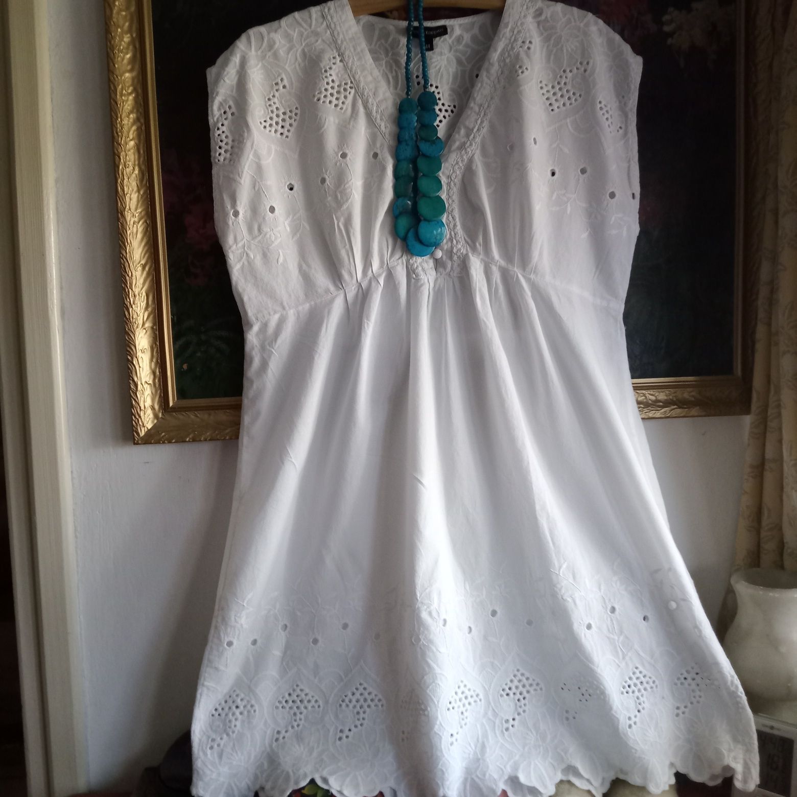Sukienka letnia bawełna oversize 44 mini