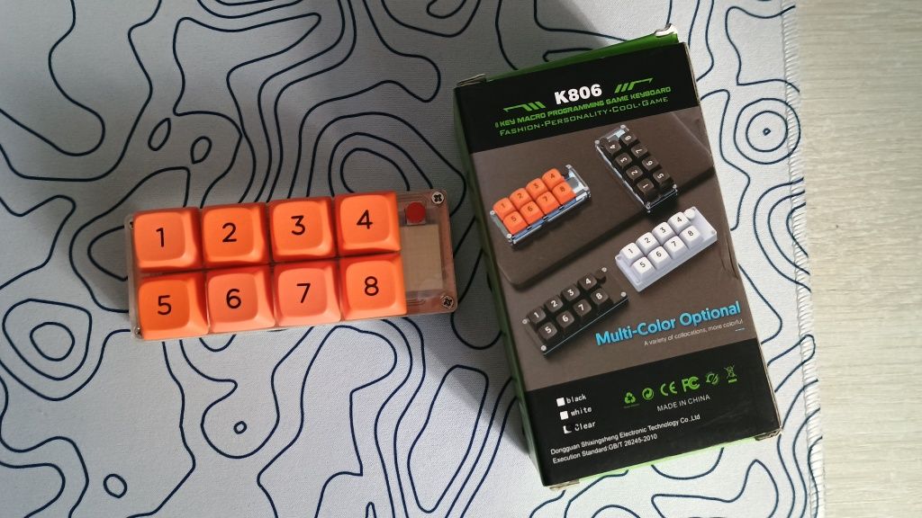 key pad k806 hot swap