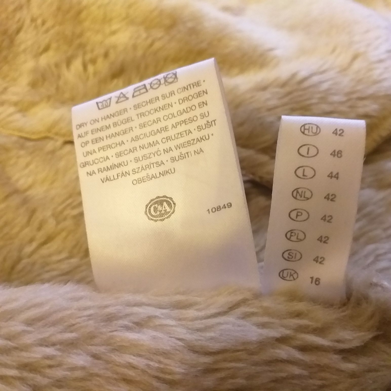 Kurtka, kożuch sztuczny r. 42 C&A