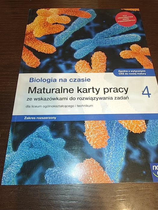 Biologia na czasie 4, maturalne karty pracy