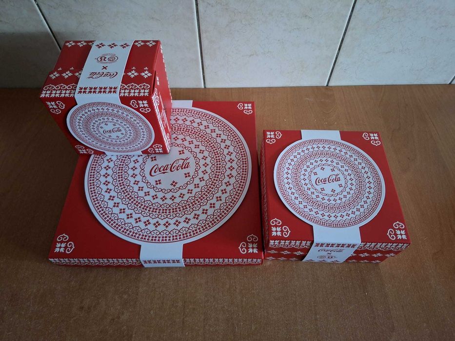 Coca-cola  kolekcjonerski zestaw Bolesławiec