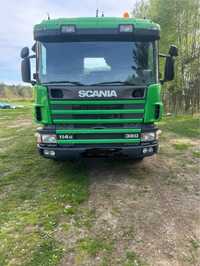 Scania 124g, wywrotka,resor