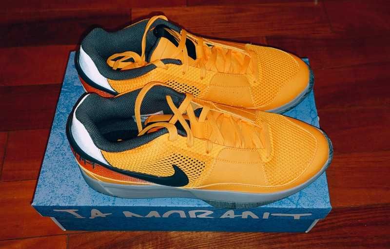 Ja Morant 44,5 Nike Laser orange \ silver gray Nowe stan idealny DS