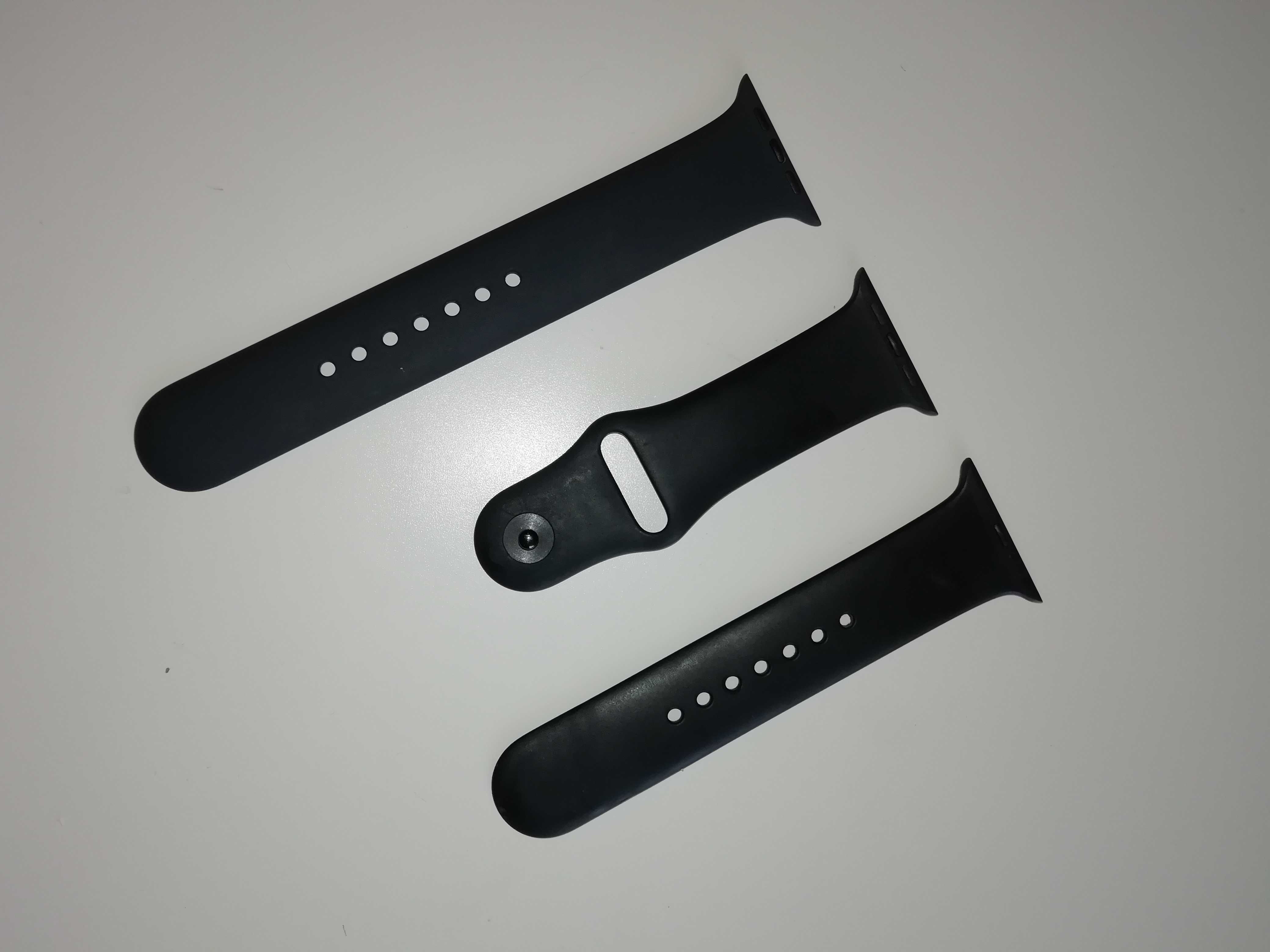 Apple watch komplet pasków czarne/granatowe