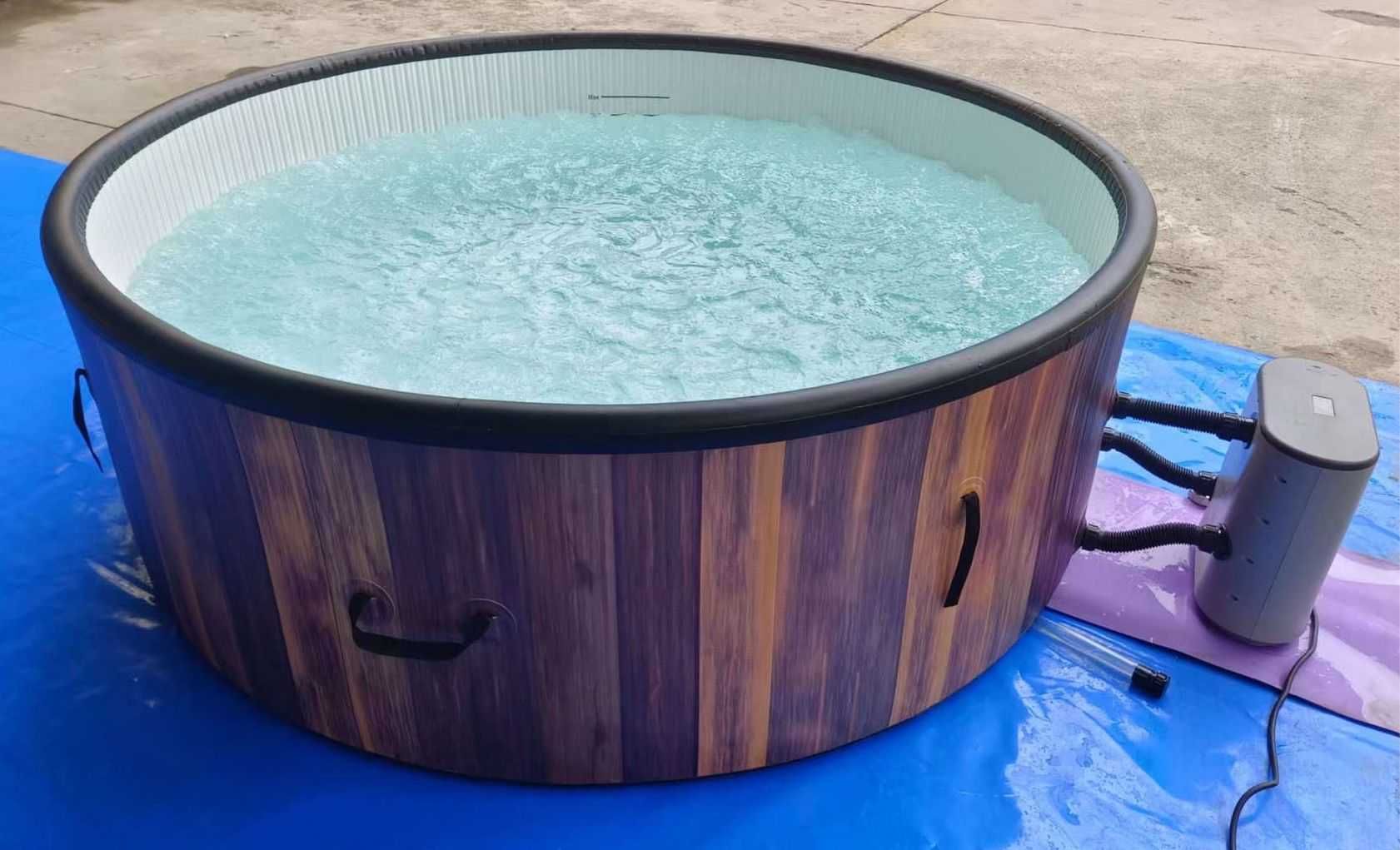 Dmuchane spa jacuzzi basen z hydromasażem 6 os. duże komplet nowe