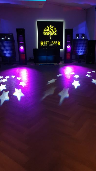 DJ. + Oświetlenie + Nagłośnienie + klubowa 18 + hity 80s + miś  Panda