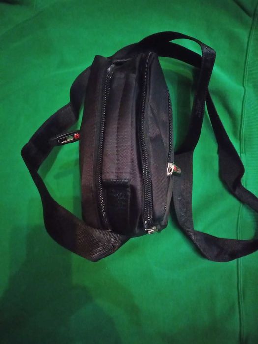 Качественная повседневная мужская деловая сумка через плечо 16х19х7