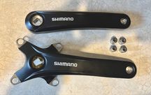 Korba shimano na kwadrat 170mm bcd104 nowa plus śruby