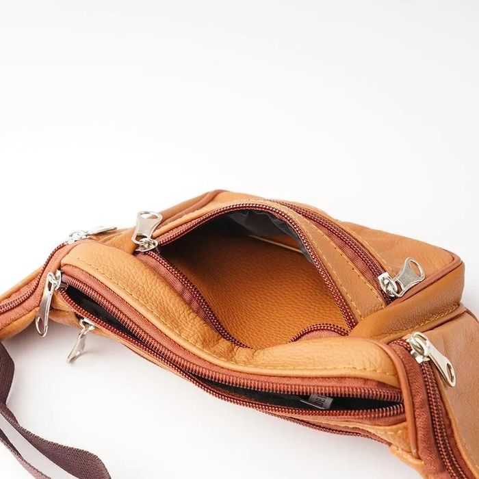 nerka skórzana Męska biodrówka