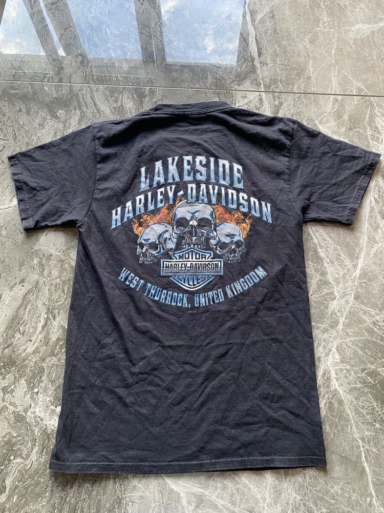 Футболка Harley Davidson мерч майка Харли Дэвидсон байкер рок винил
