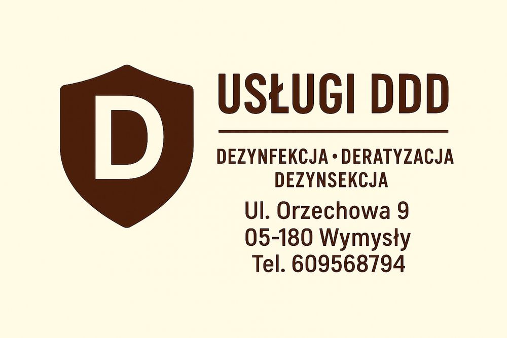 Dezynfekcja/dezynsekcja/deratyzacja