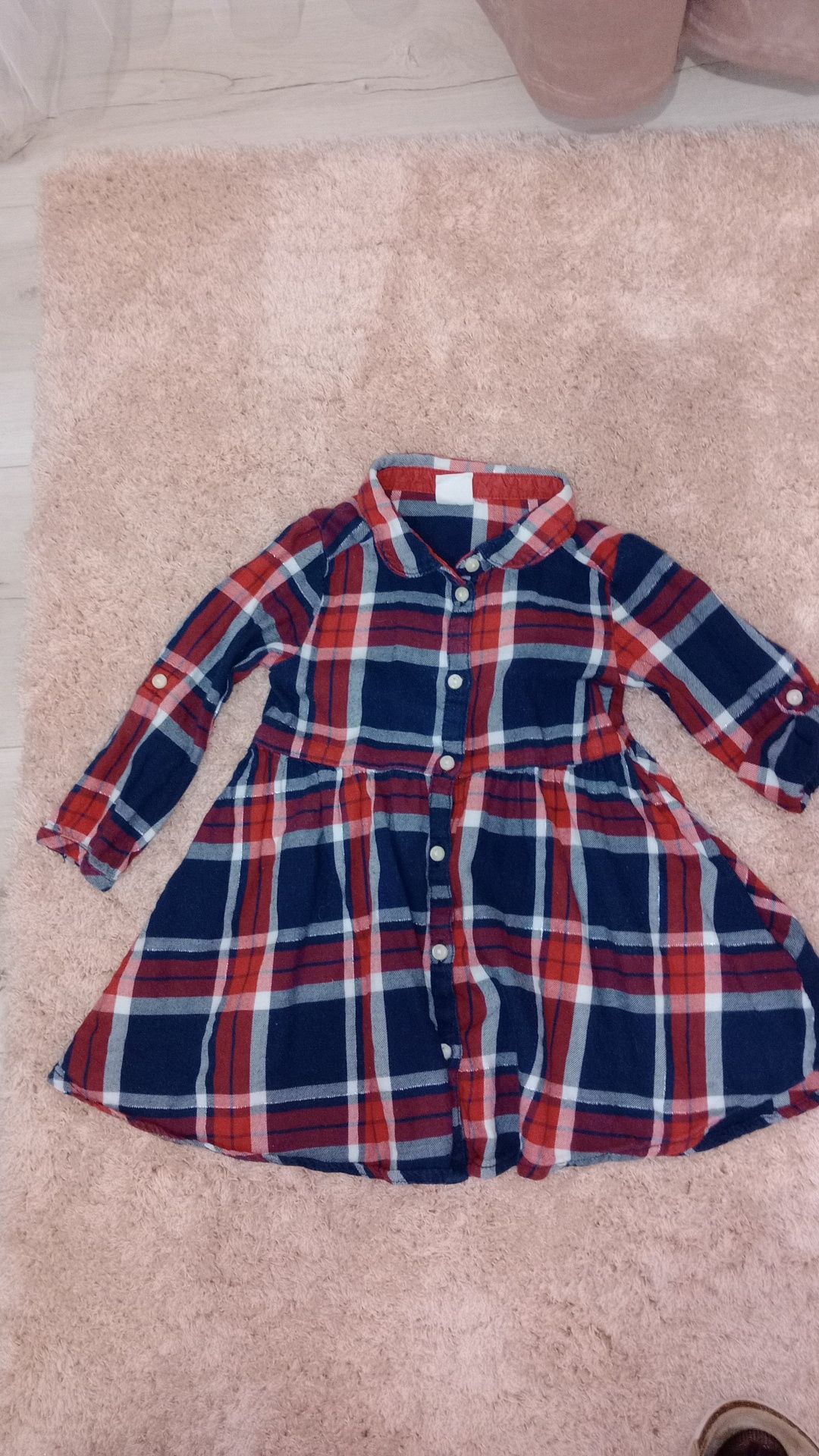Sukienka H&M 80 w kratę