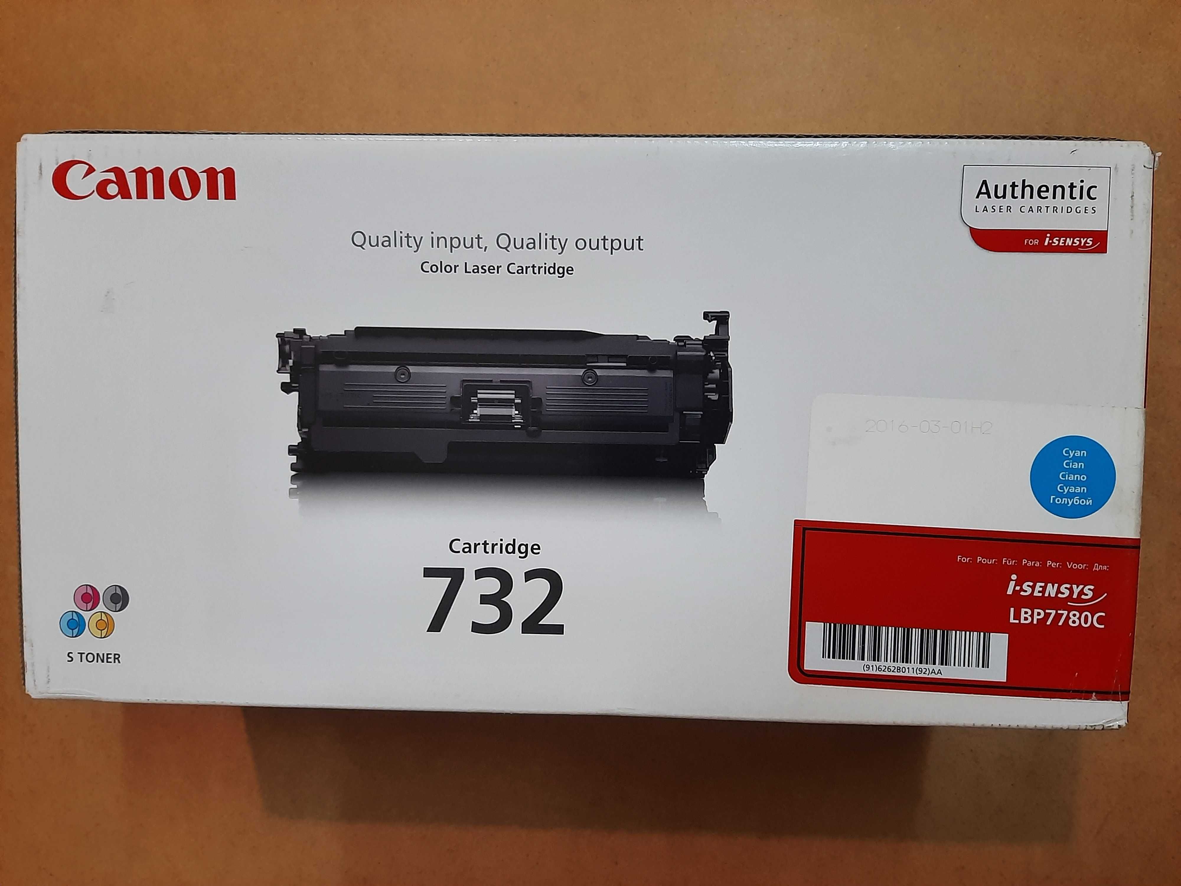 Toner kartridż Canon 732 CMYK do LBP7780Cx -oryginalne fabrycznie nowe
