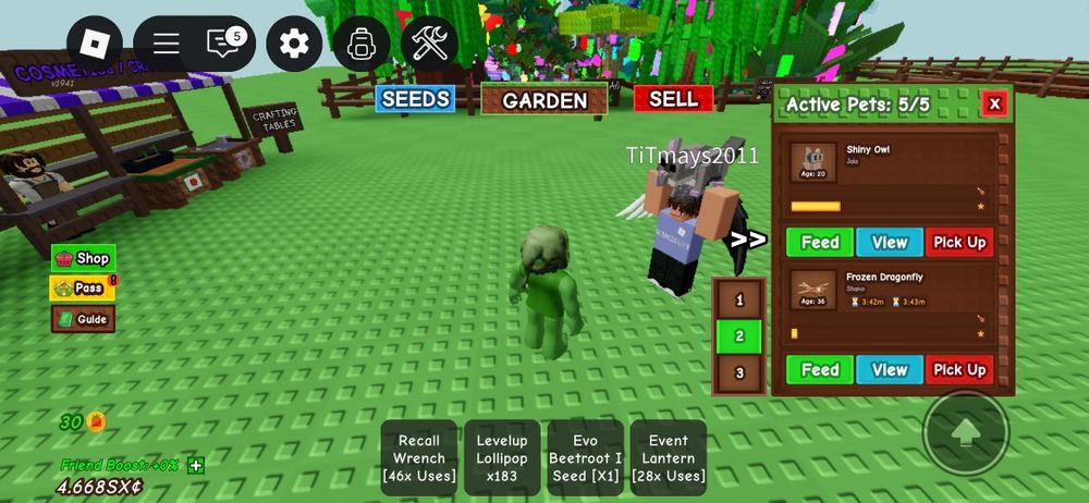 Grow a garden петы, шекели