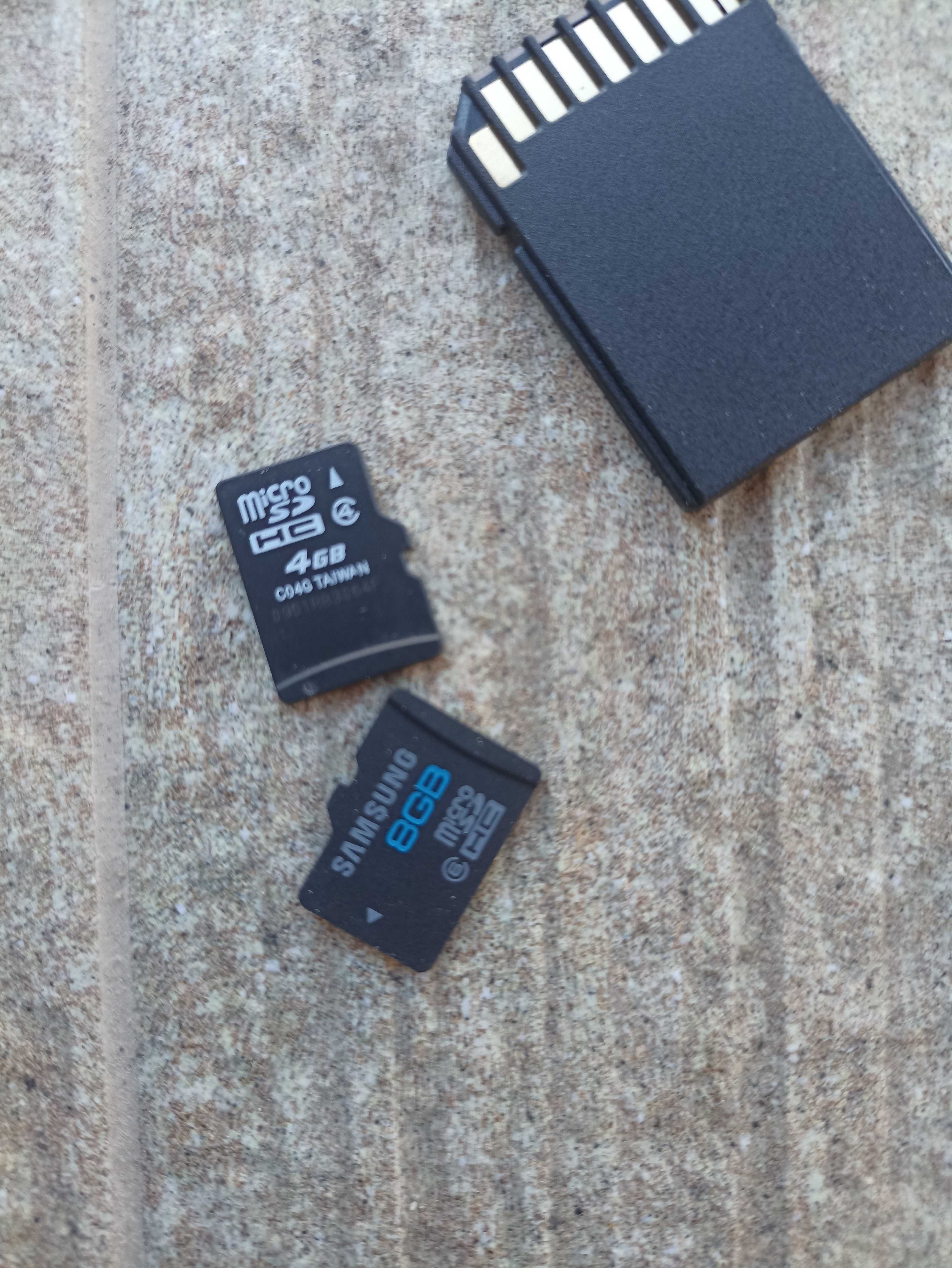 Cartões de memória MicroSD (de 4gb a 16gb)