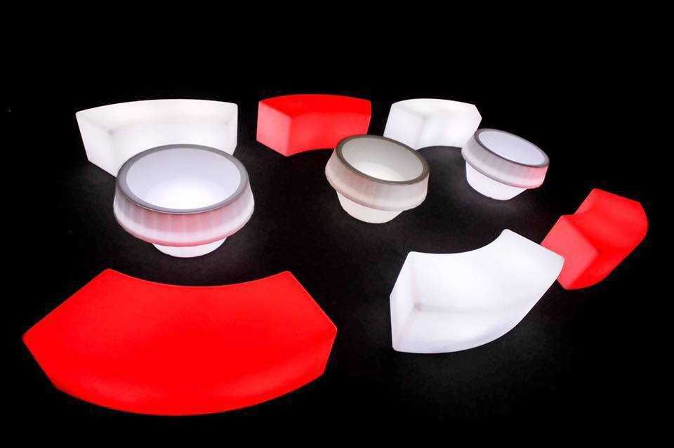 Mobiliario led para exterior