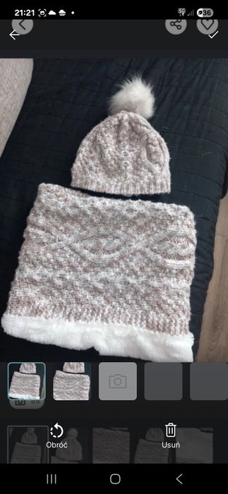 Cieply Komplet zimowy dla dziewczynki wiek 3-5 lat