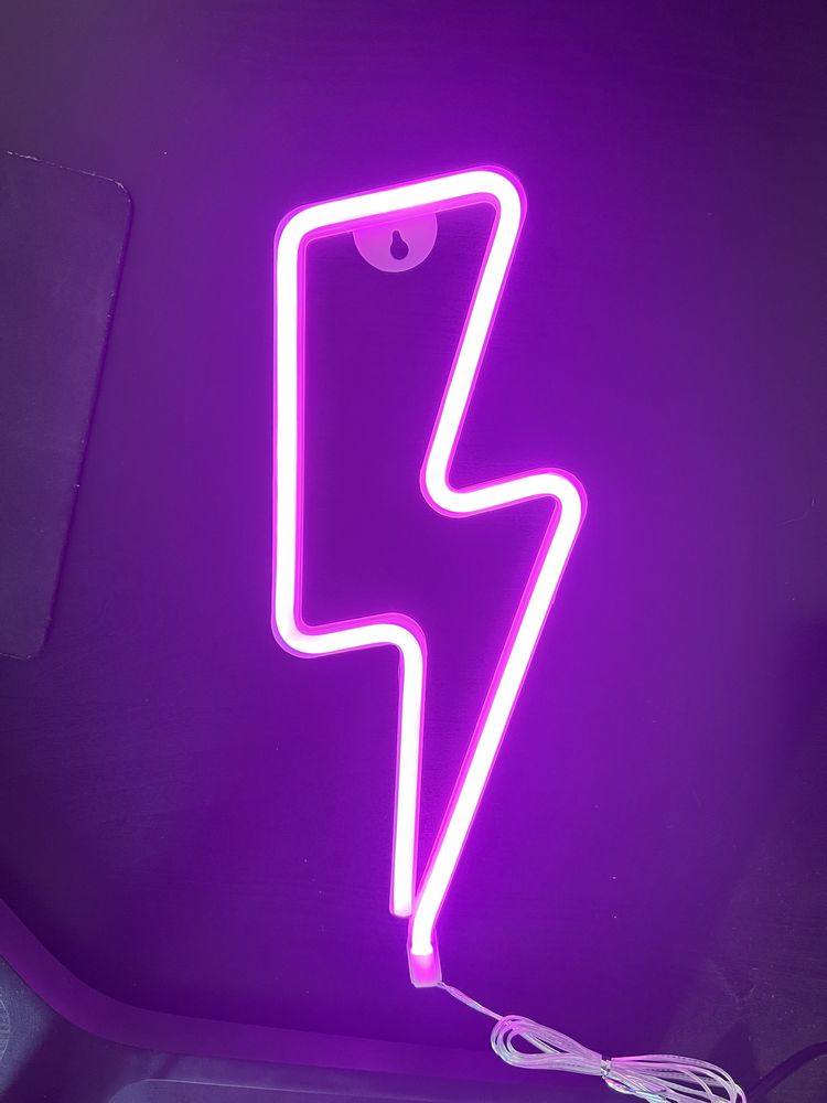 Raio Neon novo com ligação usb