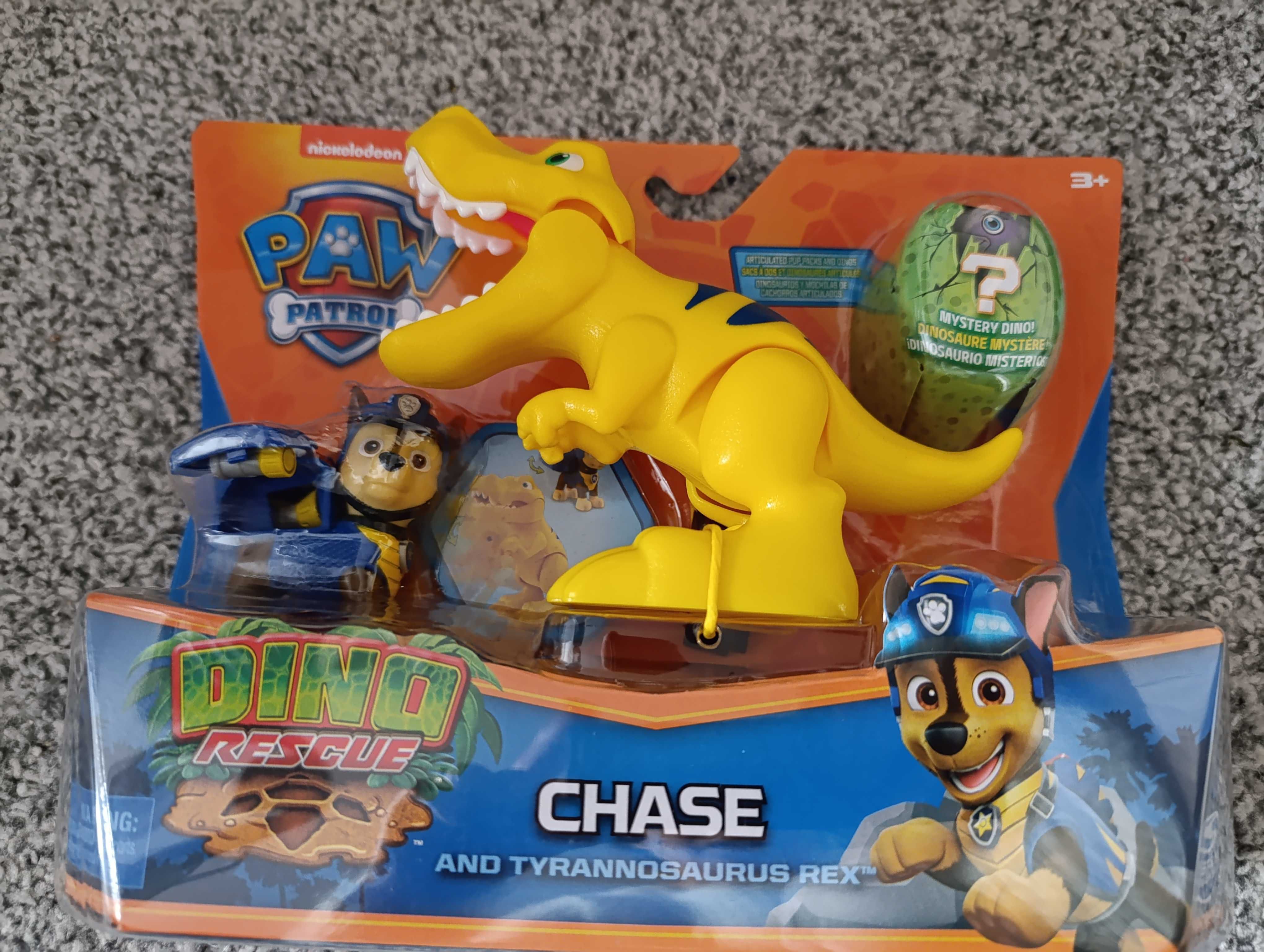 Psi Patrol Paw Patrol Chase i Tyranozaur Nowe
