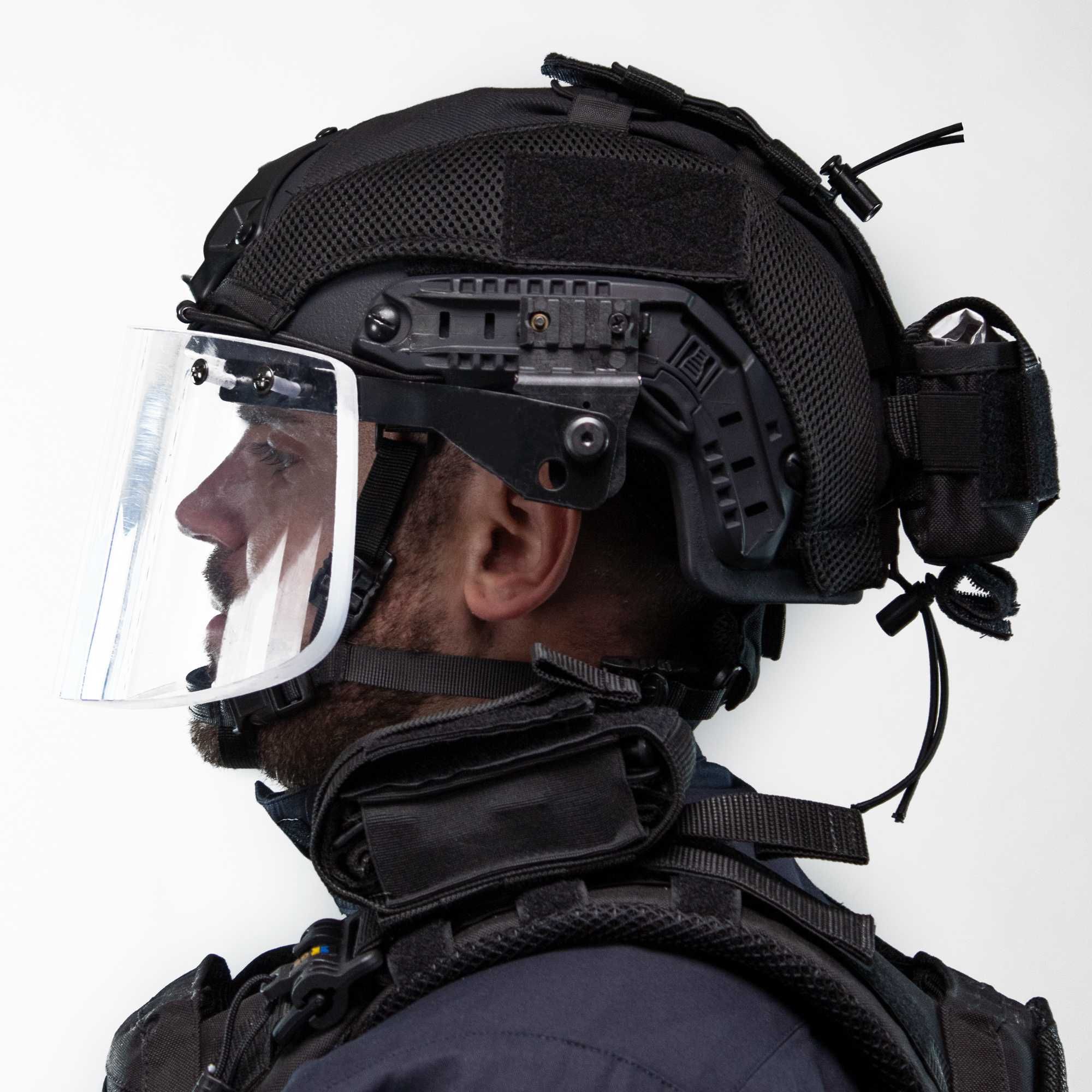 Полікарбонатне забрало скло Visor V-ARM для шоломів типу FAST, MICH