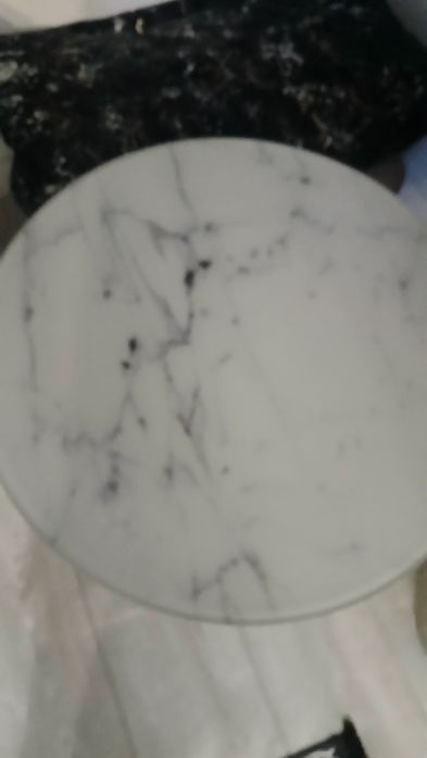 Stolik kawowy gold chrom