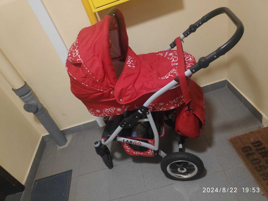 Wózek 3w1 czerwony Ostrowiec sw.