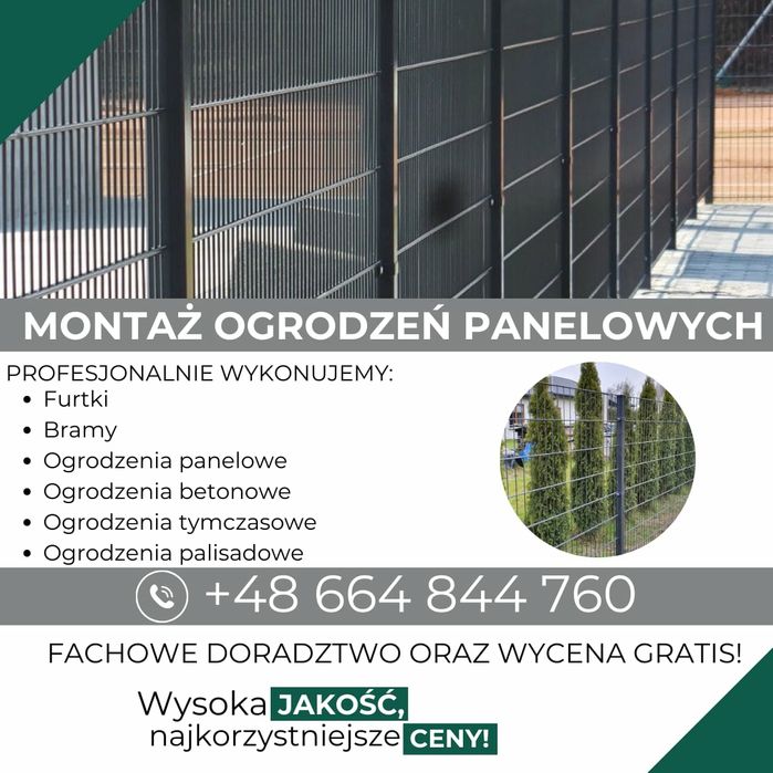Ogrodzenie Montaż