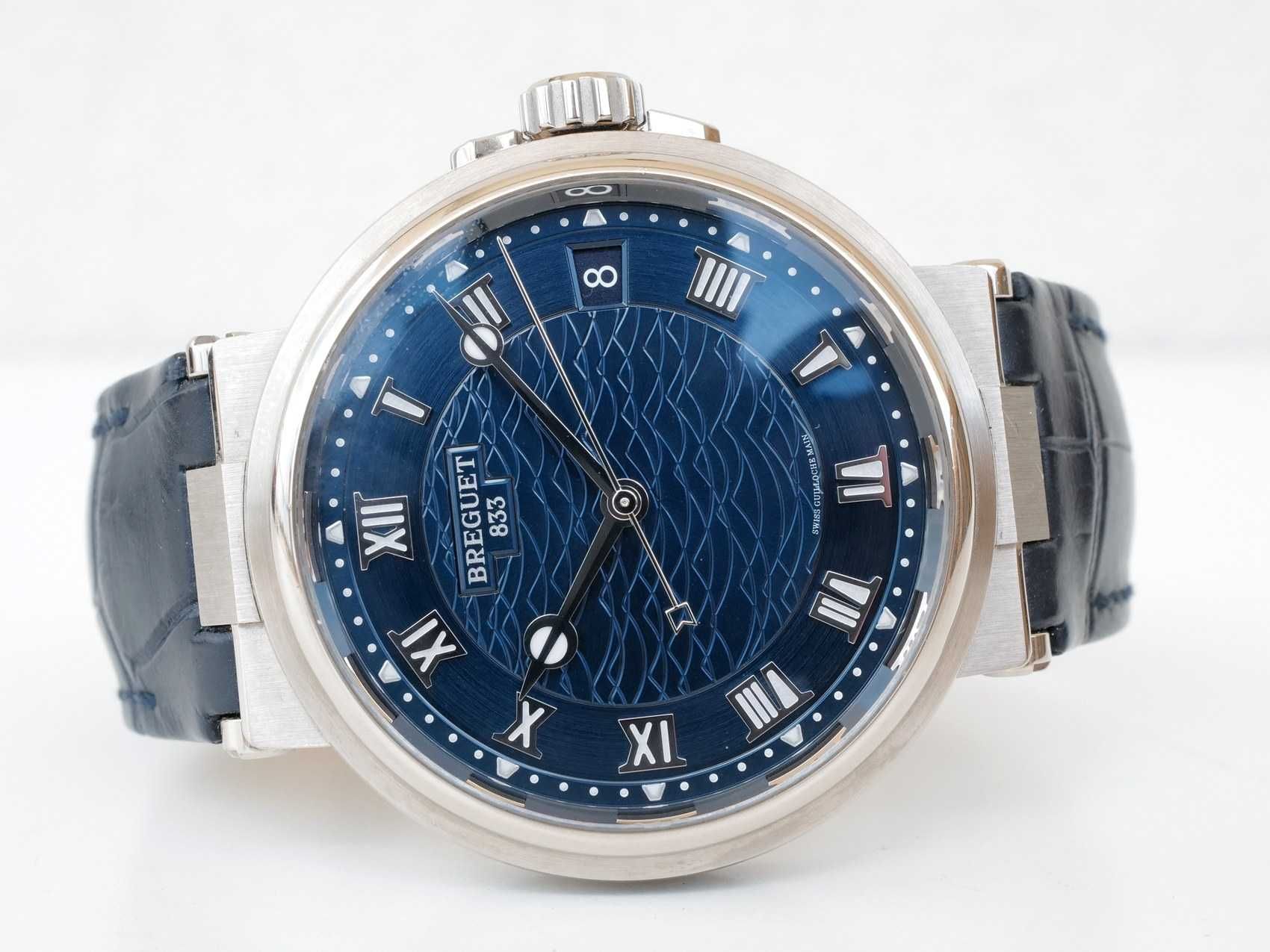 Breguet Marine Date 18K White Gold