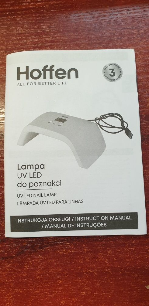 Lampa UV led do paznokci Nowa bez wad ani ubytków