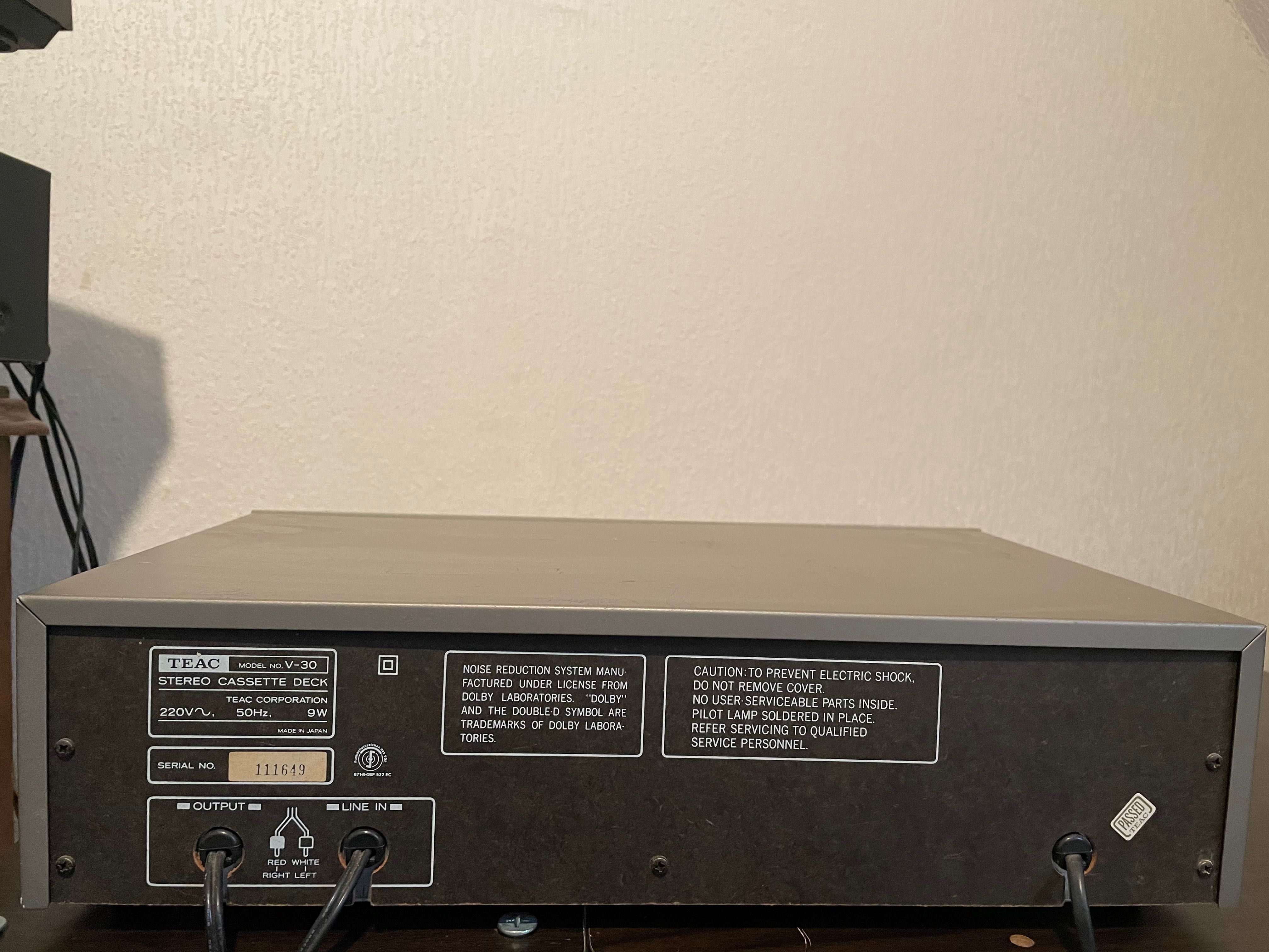Teac V-30 Magnetofon Kasetowy