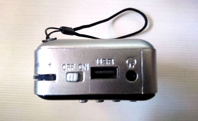 Mini rádio FM coluna portátil Mp3, usb, MicroSd