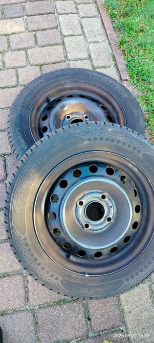 Stalowe felgi z oponami
