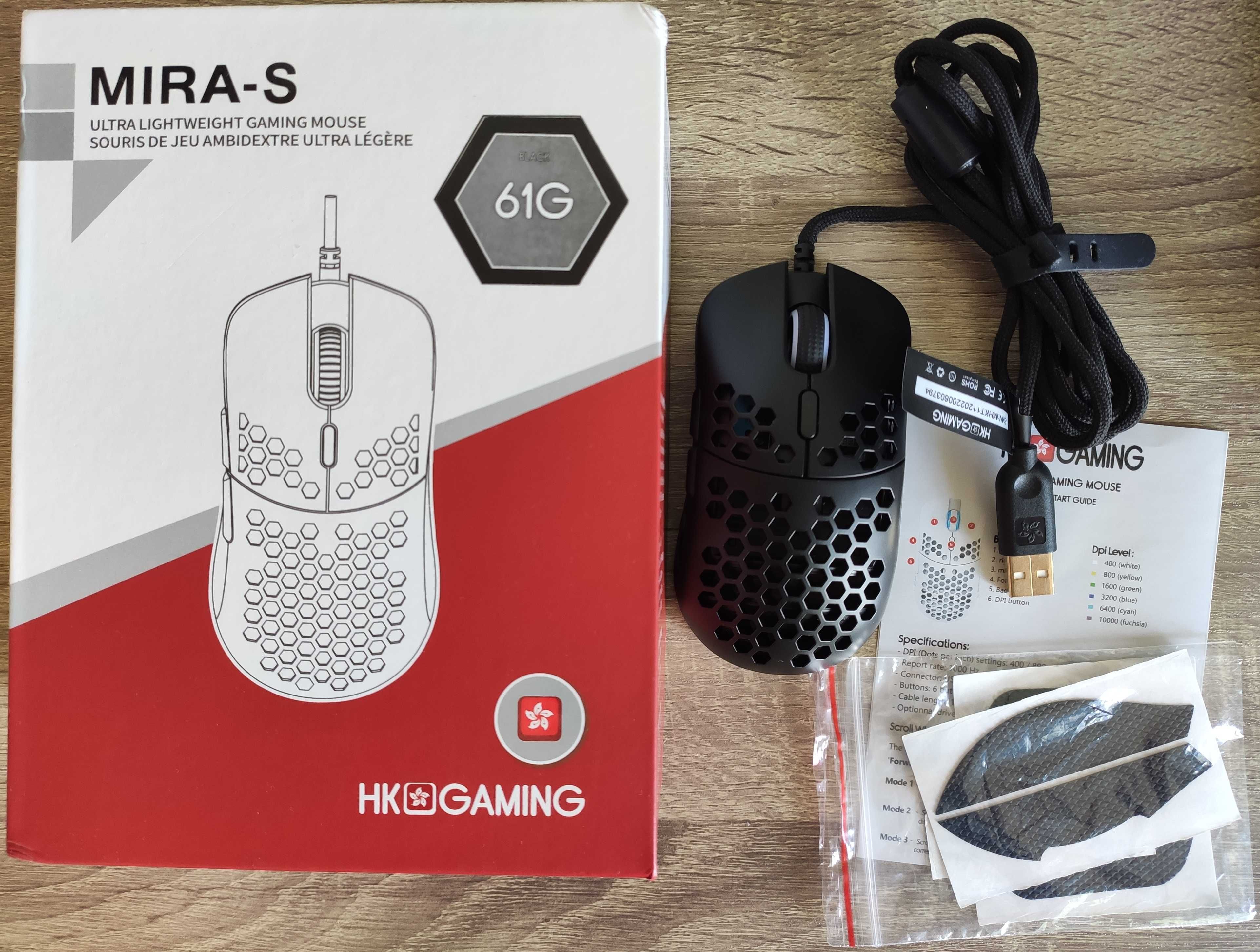 Мышка HK Gaming Mira-S USB Black