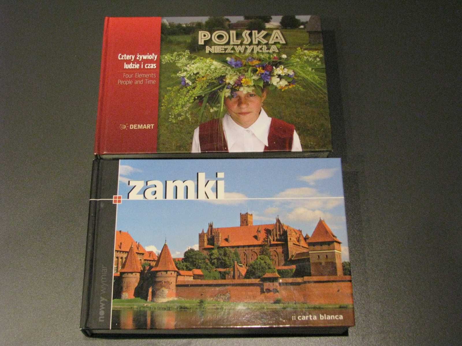 albumy " Polska niezwykła" i " Zamki"