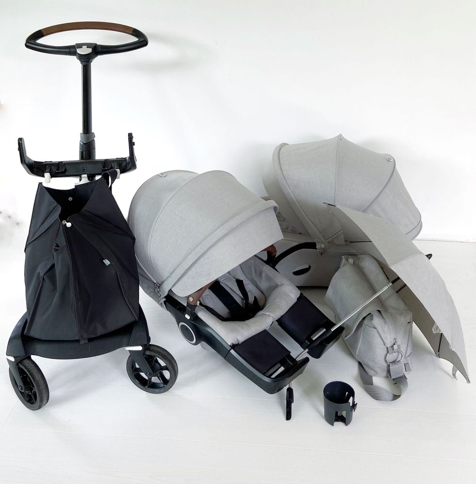 Stokke Xplory V6 Grey Melange - Zestaw!!