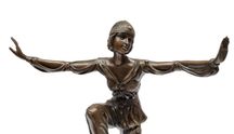 Art -Deco Фигура Танцовщица Скульптура фигурка статуэтка бронза Laurel