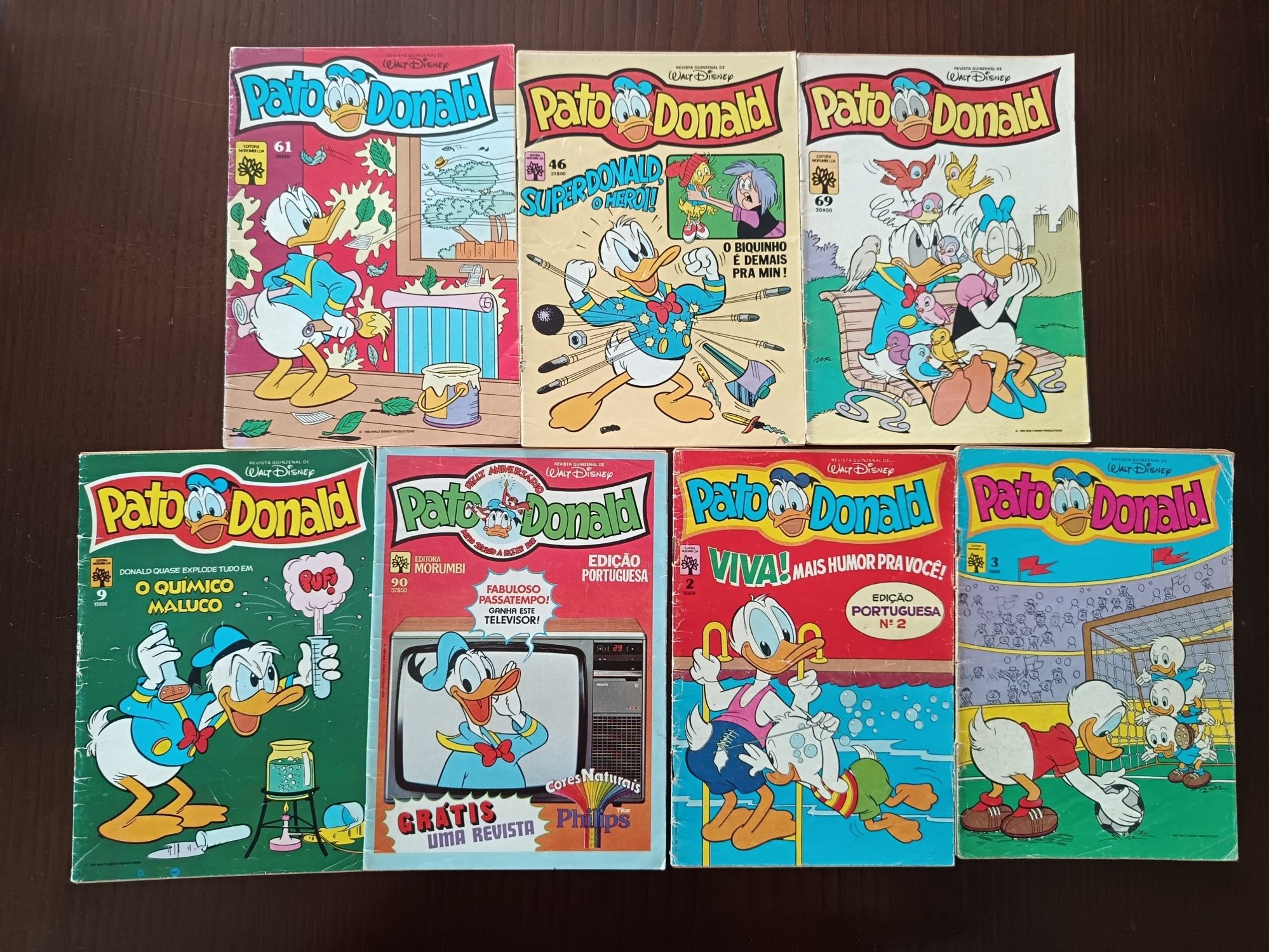 Banda desenhada Pato Donald edição portuguesa