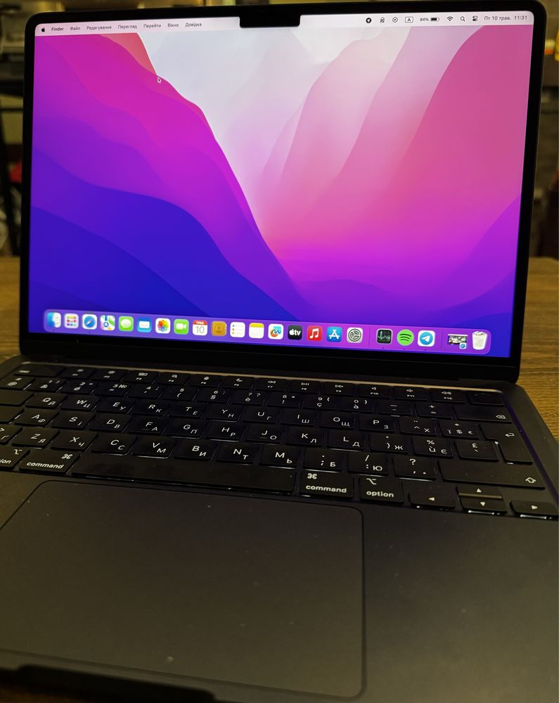 850 $ MacBook Air 13" 2022  M2 / 8 GB / 256gb SSD ЯК НОВИЙ