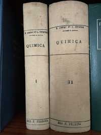 Livros, coleção de Química P. Lebeau et G. Courtuois