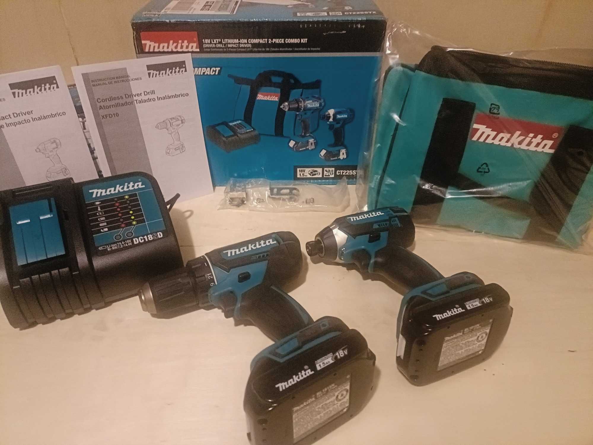 Набір MAKITA CT225SYX(XFD10+XDT11) 18V LXT(1,5а/г) европ DDF482+DDT152