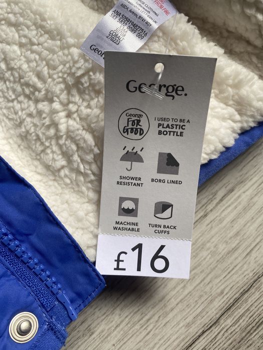 зимова куртка з екоовчини на хлопчика 80-86     92-98