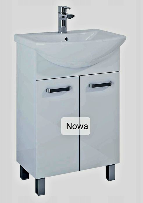 Komplet Umywalka i szafka łazienkowa  Elita Sunn 55cm NOWA