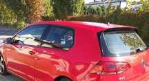 VW GOLF VII 7 3D GTI CZERWONY DACH GORLICE